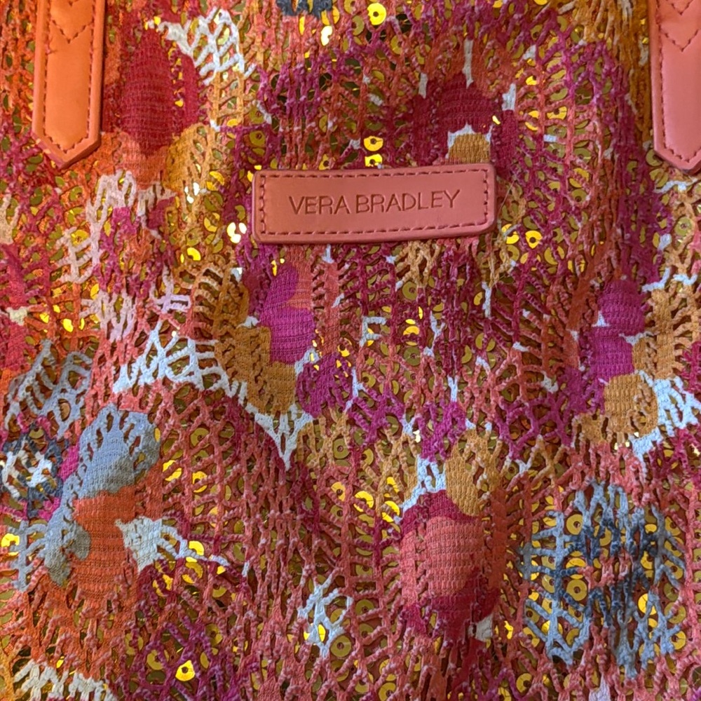 Vera Bradley glitter tote